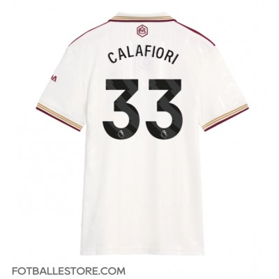 Arsenal Riccardo Calafiori #33 Tredjedrakt Dame 2025-26 Kortermet Arsenal Riccardo Calafiori #33 Tredjedrakt Dame 2025-26 Kortermet